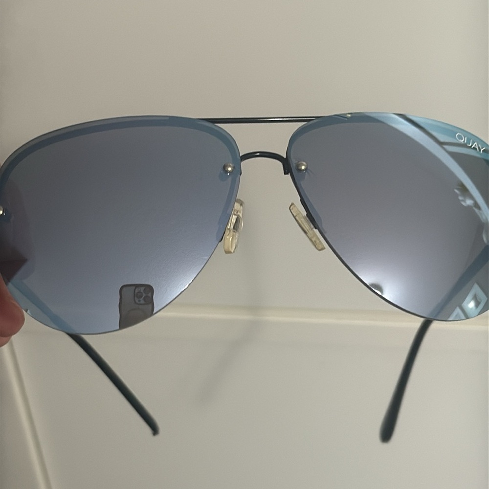 Quay Australia Muse Black and Purple Mirrored Sunglasses - Picture 3 of 10